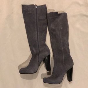 Calvin Klein Tall Gray Boots Size 9 NWOT